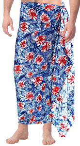 LA LEELA Swimsuit Sarong Wrap Cover ups Plain Beachwear Bathing Suit Swimwear Menswear