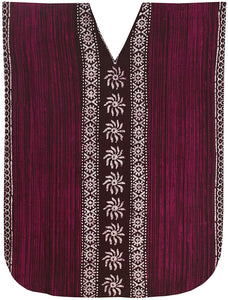 LA LEELA Women's Beachwear Swimsuit Cotton Batik Long Caftan Maxi Dress Bathrobe