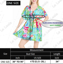 Load image into Gallery viewer, LA LEELA Bikini wear Swimsuit Beach Cardigan Cover-ups Women Dress Digital