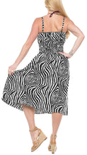Load image into Gallery viewer, la-leela-soft-printed-beach-halter-dresses-long-digital-black-736-one-size