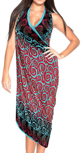 la-leela-women-bikini-cover-up-wrap-dress-swimwear-sarong-digital-one-size