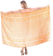 Load image into Gallery viewer, LA LEELA Women Beachwear Bikini Wrap Cover up Swimwear Gradient ONE Size
