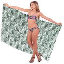 Load image into Gallery viewer, LA LEELA Women Beachwear Bikini Wrap Cover up Swimwear Bathing Suit 16 ONE Size