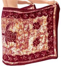Load image into Gallery viewer, LA LEELA Beach Towel Swim Batik Beach Wear Mens Sarong Pareo Cover ups Wrap Bathing Suit