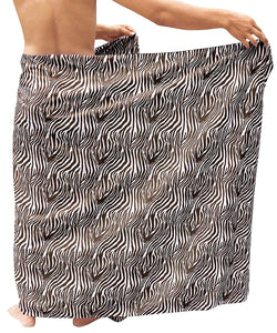 LA LEELA Beach Wear Mens Sarong Pareo Wrap Cover upss Bathing Suit Beach Towel Swimming