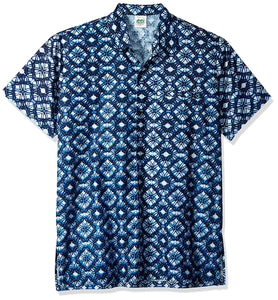 LA LEELA Shirt Casual Button Down Short Sleeve Beach Shirt Men Aloha Pocket 14