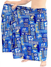 Load image into Gallery viewer, LA LEELA Beach Wear Mens Sarong Pareo Wrap Cover ups Bathing Suit Resort Towel Swimming