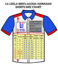 Load image into Gallery viewer, la-leela-men-casual-men-wear-summer-cotton-hand-print-batik-grey-aloha-size-s-xxl